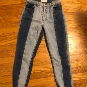 Pacsun color blocked jeans
